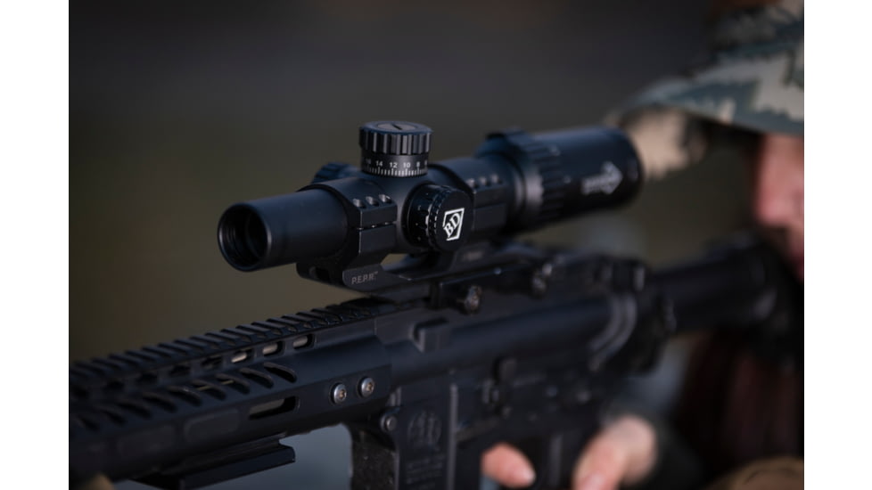 Black Diamond Optics LT-6 1-6x24mm 30mm Tube LPVO Rifle Scope, First Focal Plane