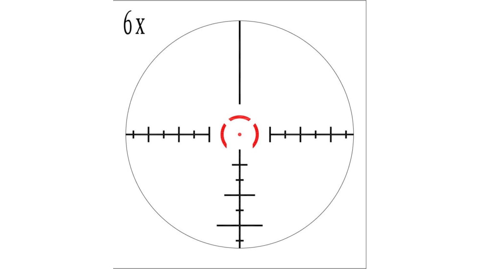 Black Diamond Optics LT-6 1-6x24mm 30mm Tube LPVO Rifle Scope, First Focal Plane