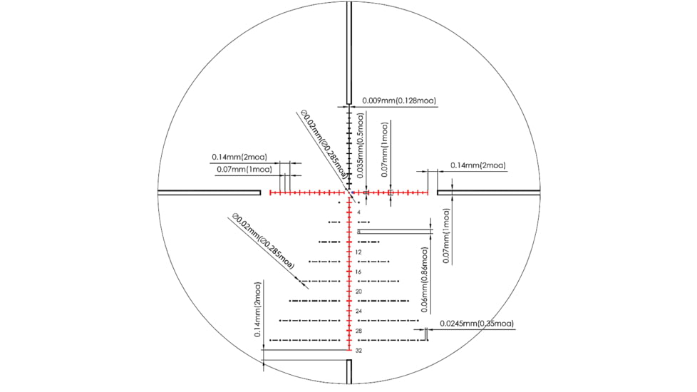 Black Diamond Optics ZS-25 5-30X56mm 34mm Tube Rifle Scope, First Focal Plane