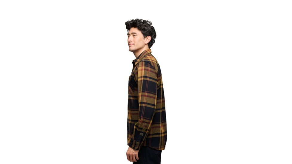 Black Diamond Project Flannel - Mens, Black/Flax Plaid, Large, AP7440639623LRG1