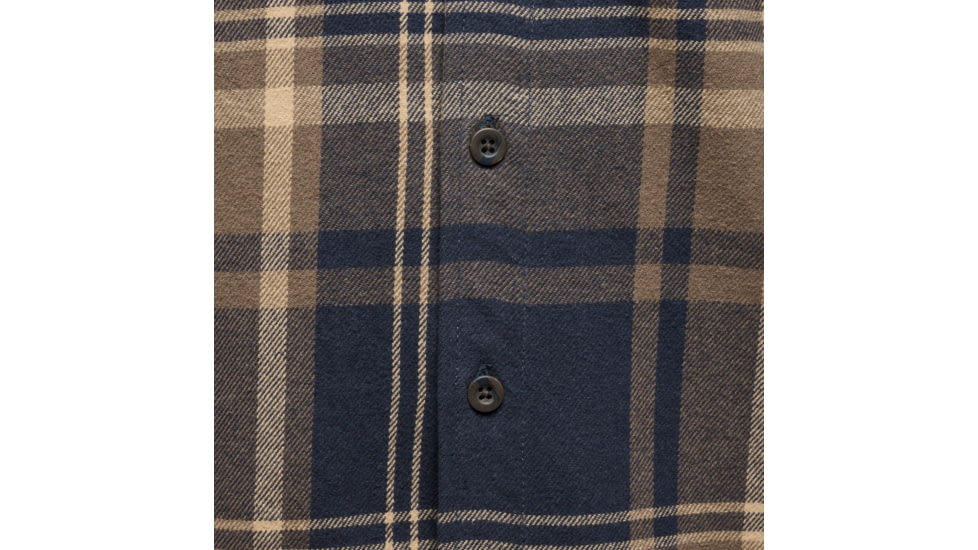 Black Diamond Project Flannel - Mens, Charcoal/Walnut Plaid, Extra Large, AP7440639627XLG1