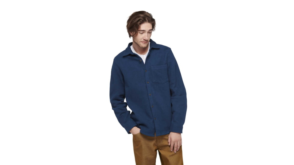 Black Diamond Project Heavy Flannel - Mens, Indigo, Large, AP7440644013LRG1