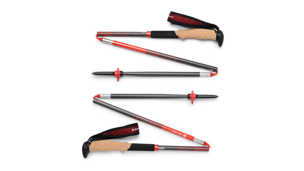 Black Diamond Pursuit Carbon Z Poles, Octane, 120 cm, BD11000680011201