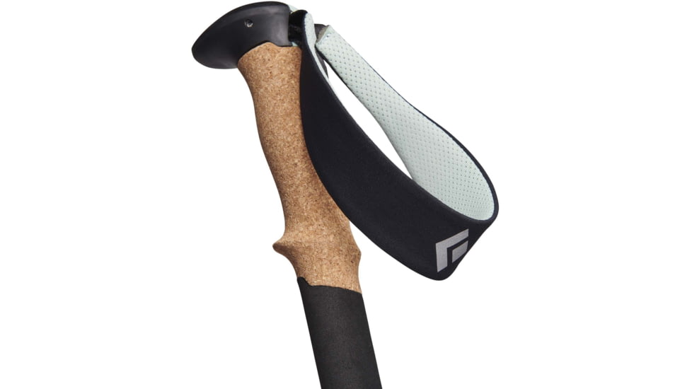 Black Diamond Pursuit Flz Trekking Poles, Black/Foam Green, Medium/Large, BD1100679478M-L1