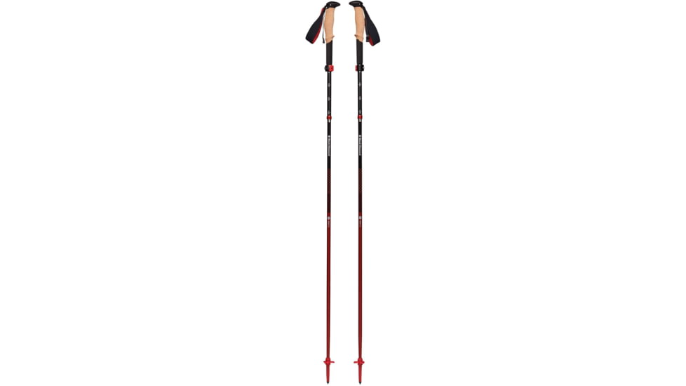 Black Diamond Pursuit Flz Trekking Poles, Black/Octane, Medium/Large, BD1100679412M-L1