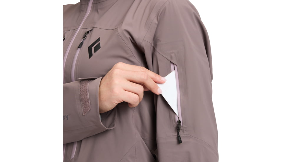Black Diamond Recon LT Shell - Womens, Dark Mauve, Medium, AP7450216048MED1