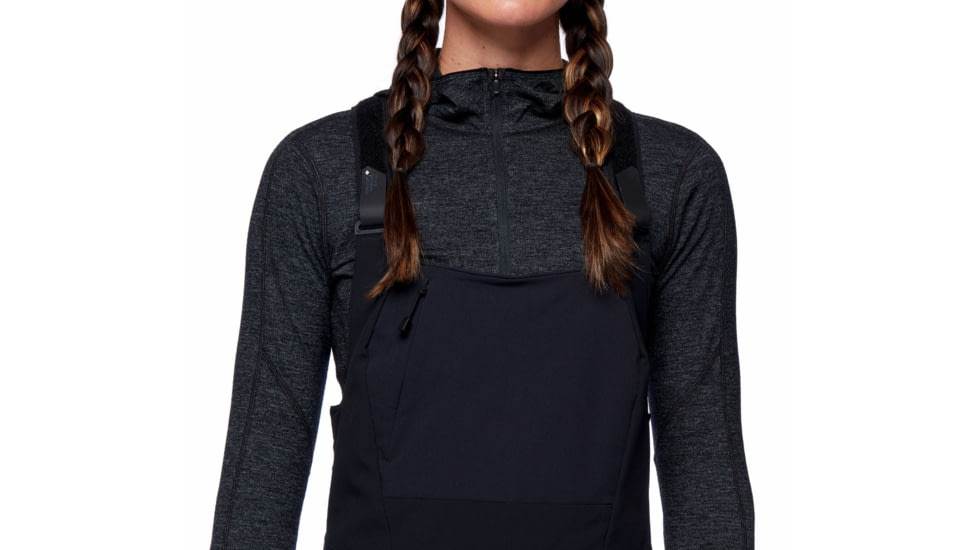 Black Diamond Recon Stretch Bibs - Womens, Black, Large, AP7410210002LRG1