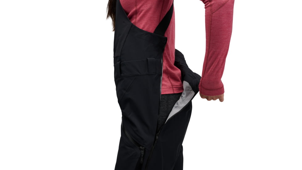 Black Diamond Recon Stretch Bibs - Womens, Black, Large, AP7410350002LRG1