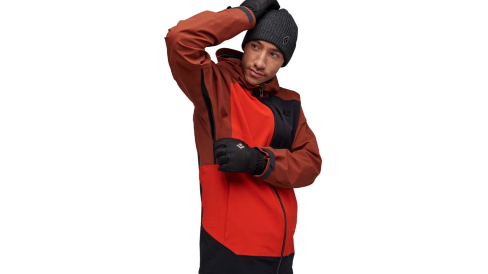 Black Diamond Recon Stretch Ski Shell - Mens, Mulled Cider/Black/Octane, Small, APK6HI9407SML1