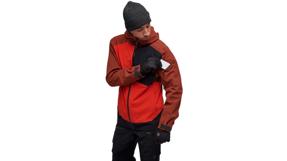Black Diamond Recon Stretch Ski Shell - Mens, Mulled Cider/Black/Octane, Small, APK6HI9407SML1