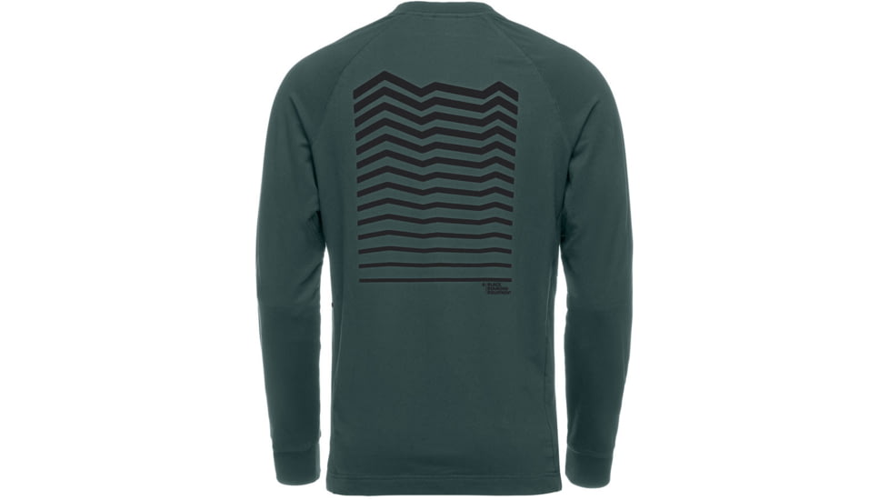 Black Diamond Ridge Logo Crew Sweater - Mens, Deep Forest, Extra Small, AP7300303003XSM1