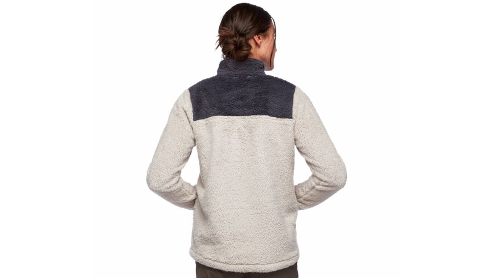 Black Diamond Roadie QTR Zip Fleece - Womens, Dune/Carbon, Medium, AP7440289166MED1