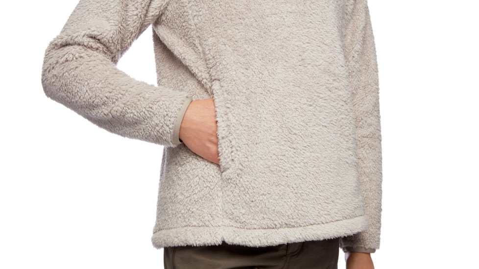 Black Diamond Roadie QTR Zip Fleece - Womens, Dune/Carbon, Medium, AP7440289166MED1