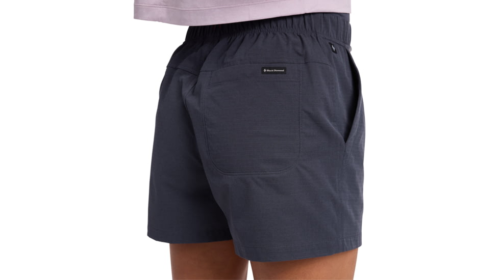 Black Diamond Sequence Shorts - Womens, Charcoal, Large, AP7501590038LRG1