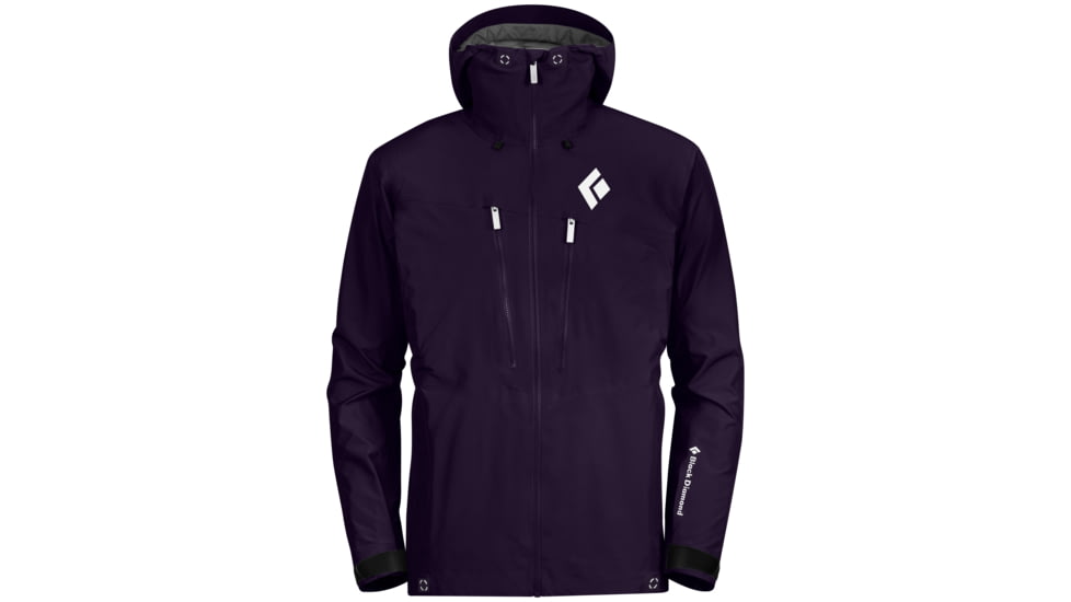 Black Diamond Sharp End Shell Jacket - Men's-Nightshade-Medium