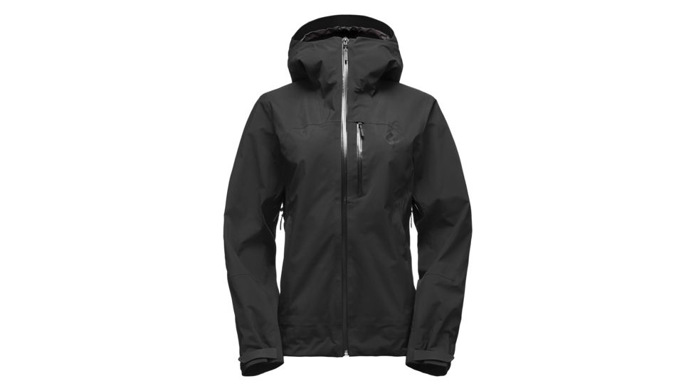 Black Diamond Sharp End Womens Shell Ski Jacket, Black, Large, APIL29015LRG1