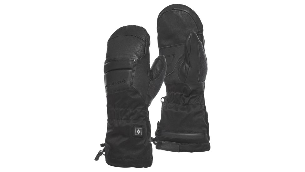 Black Diamond Solano Mitts - Mens, Black, Extra Small, BD8018190002XS 1