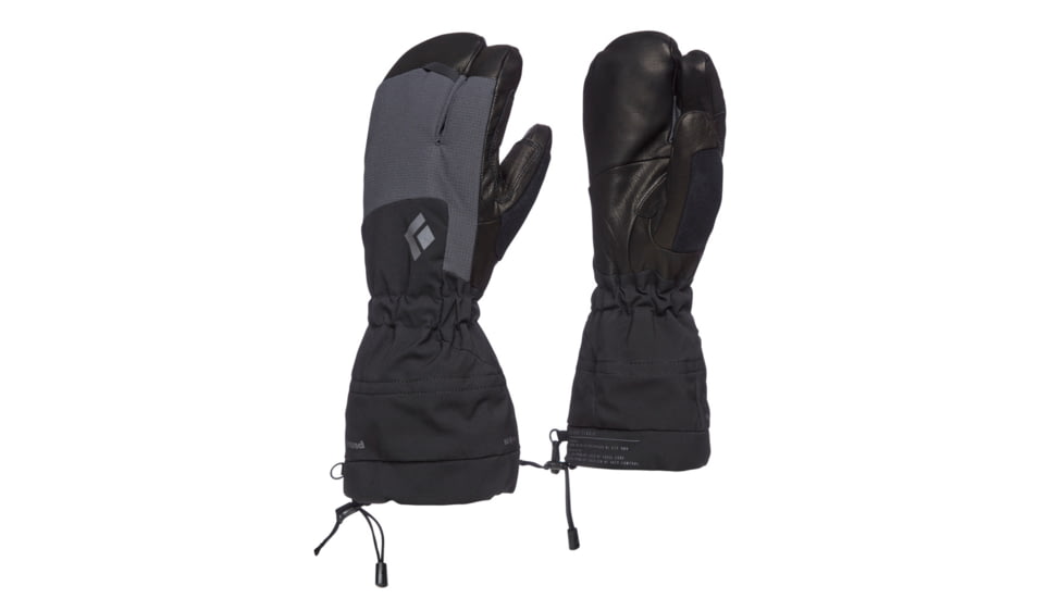 Black Diamond Soloist Finger Gloves, Black, Medium, BD8010190002MED1