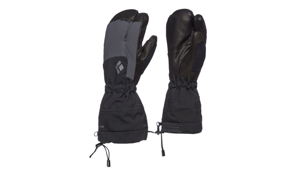 Black Diamond Soloist Finger Gloves, Black, Small, BD8010190002SML1
