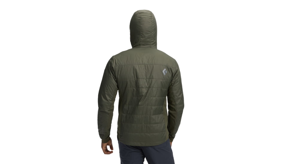 Black Diamond Solution 1.0 Hoody - Mens, Dark Moss, Small, AP7460143004SML1