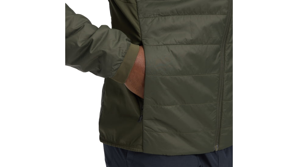 Black Diamond Solution 1.0 Hoody - Mens, Dark Moss, Small, AP7460143004SML1