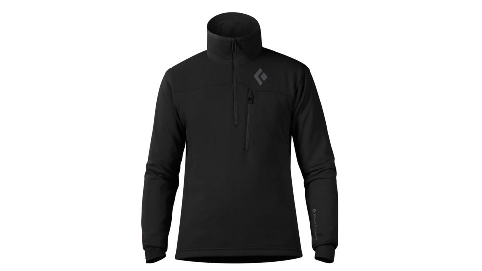 Black Diamond Solution 1/4 Zip Jacket - Men's-Onyx-Small
