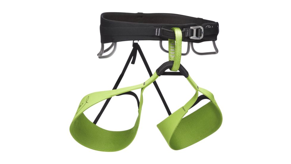 Black Diamond Solution Harness Alex Honnold Edition - Mens, Verde, Extra Small, BD651081VRDEXS-1