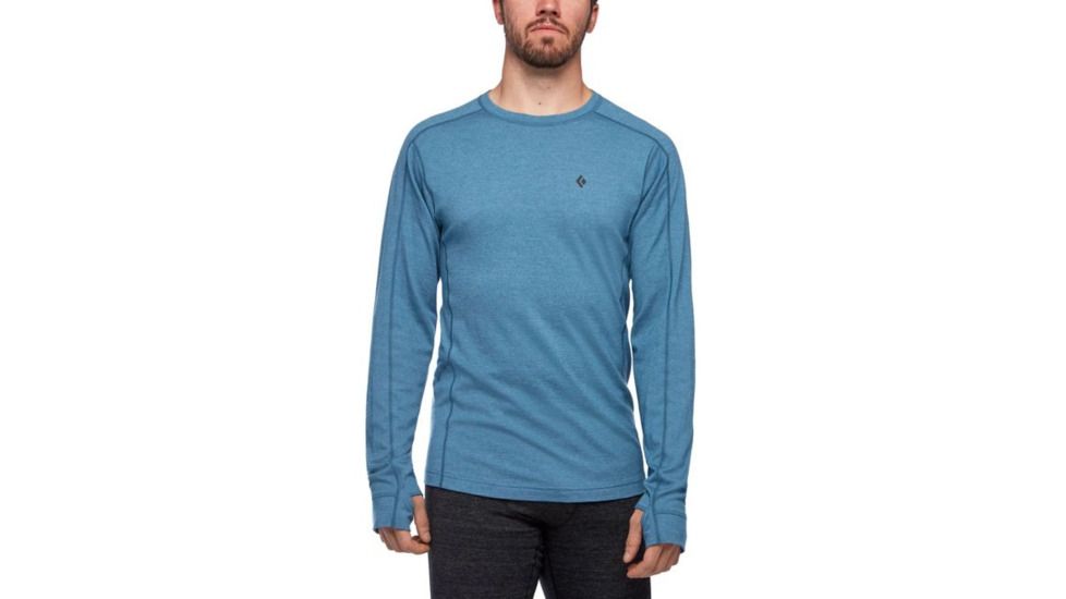 Black Diamond Solution Merino 150 Base Crew - Mens, Astral Blue, Small, AP7600204002SML1