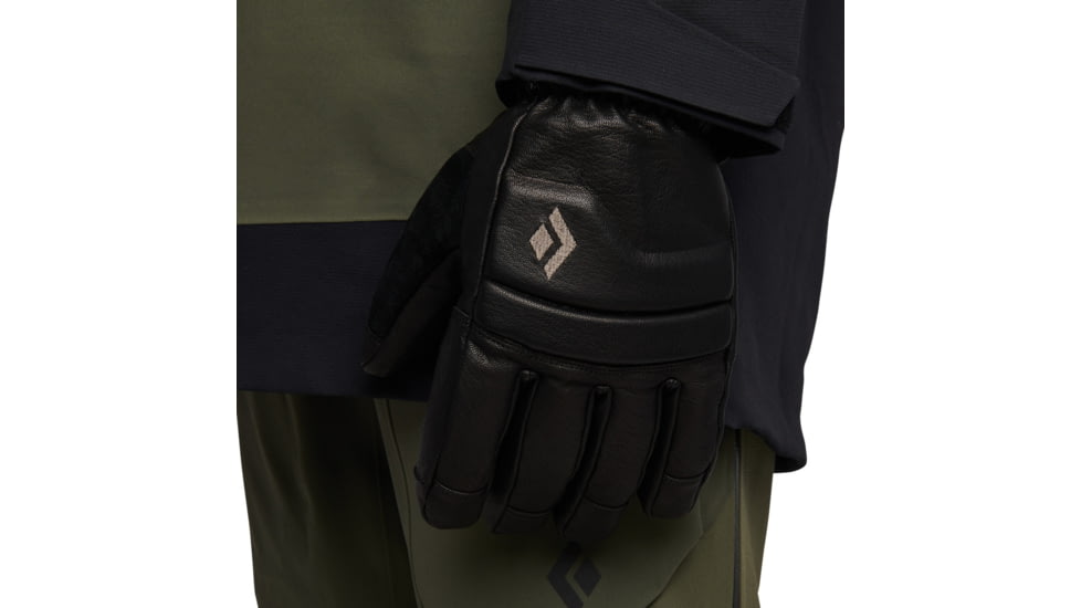 Black Diamond Spark Gloves, Black/Black, Large, BD8011309008LRG1