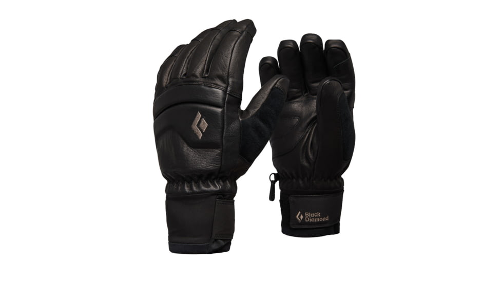 Black Diamond Spark Gloves, Black/Black, Large, BD8011309008LRG1