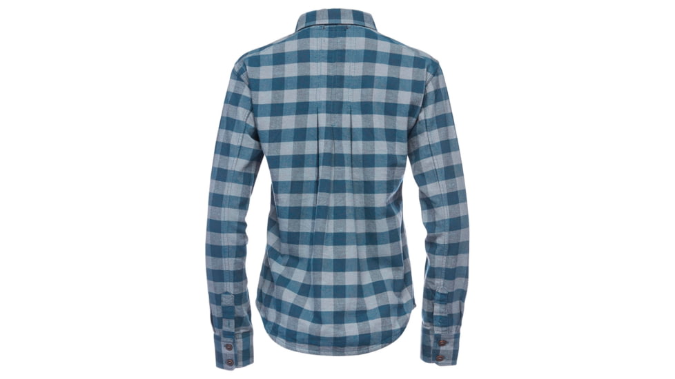 Black Diamond Spotter LS Flannel Shirt - Womens, Arctic Blue-Ash Plaid, Extra Small, AP7530409090XSM1