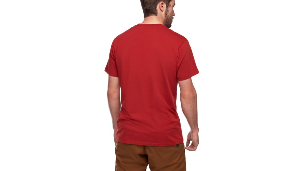 Black Diamond SS Chalked Up Tee - Mens, Red Rock, Small, APUO956019SML1