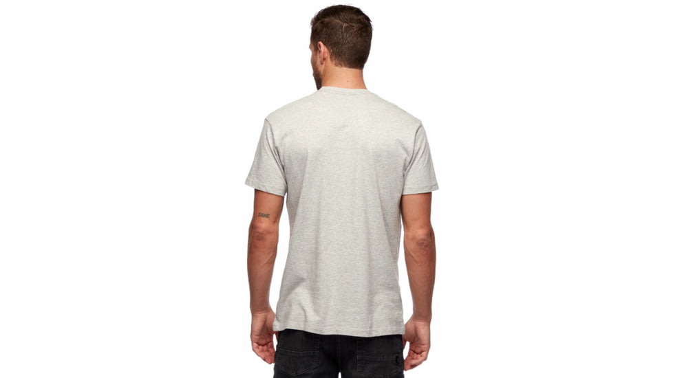 Black Diamond SS Nailed It Tee - Mens, Nickel/Heather, Medium, AP7300671015MED1