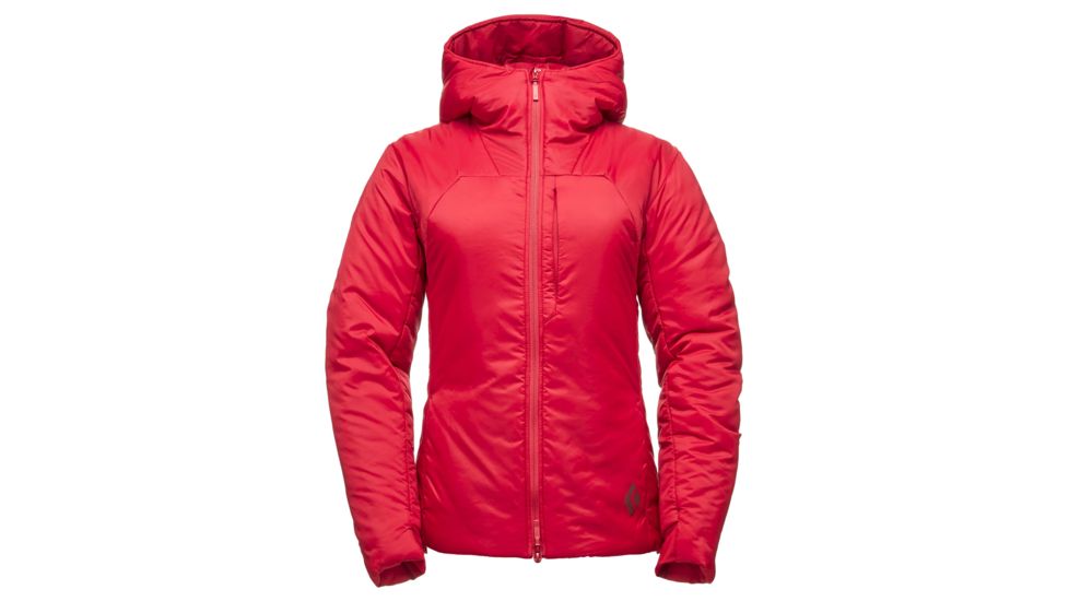 Black Diamond Stance Belay Womens Heavyweight Synthetic Insulated Parka, Maroon, Large, APO5I2613LRG1