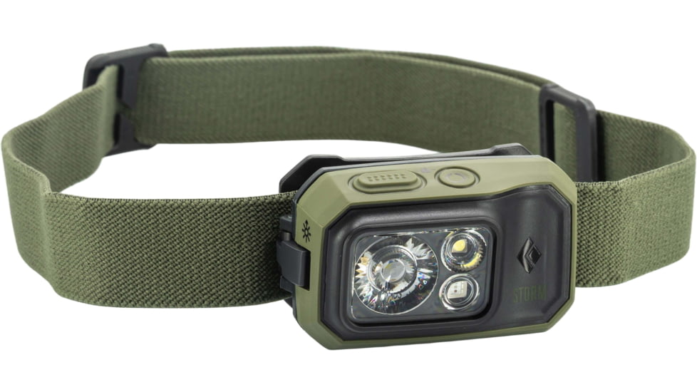 Black Diamond Storm Ops 450 Headlamp, Dark Olive, One Size, BD6207313002ALL1