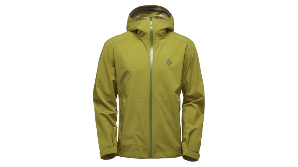 Black Diamond StormLine Stretch Mens Rain Jackets, Cedar, Extra Small, APCDT0327XSM1