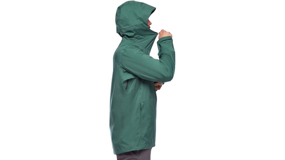 Black Diamond Stormline Stretch Rain Shell Jacket - Mens, Raging Sea, Large, APCDT03028LRG1