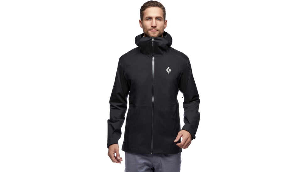Black Diamond Stormline Stretch Rain Shell - Mens, Black, 3XL, APCDT00153XL1