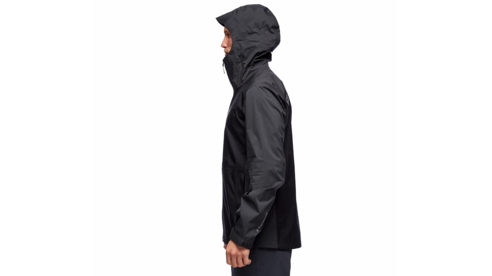 Black Diamond Stormline Stretch Rain Shell - Mens, Black/Carbon, Small, APCDT09150SML1