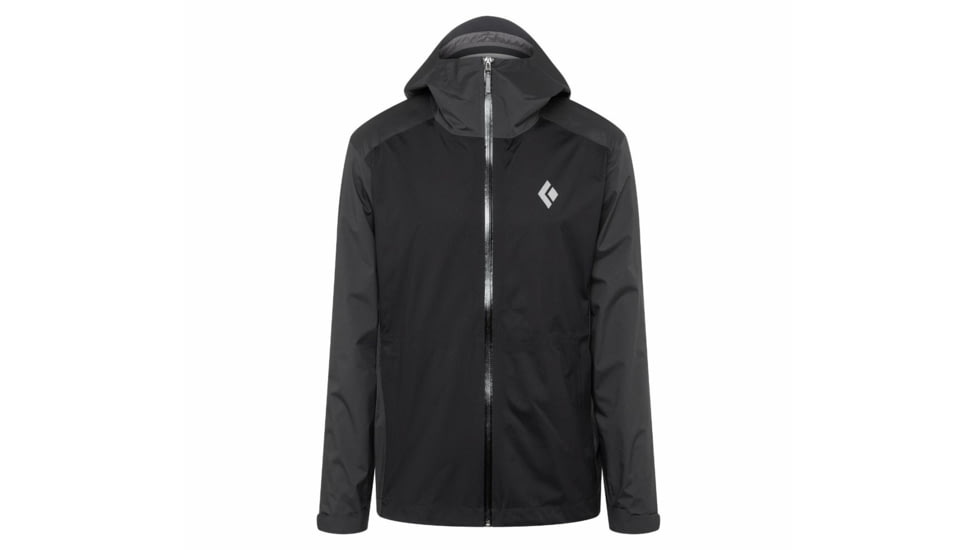 Black Diamond Stormline Stretch Rain Shell - Mens, Black/Carbon, Small, APCDT09150SML1