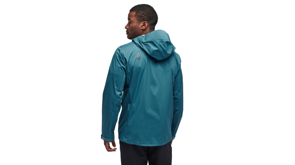 Black Diamond Stormline Stretch Rain Shell - Mens, Creek Blue, Small, APCDT04064SML1