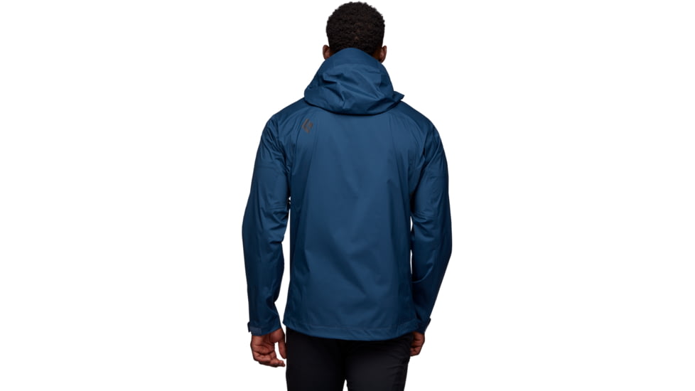 Black Diamond Stormline Stretch Rain Shell - Mens, Indigo, Medium, APCDT04013MED1