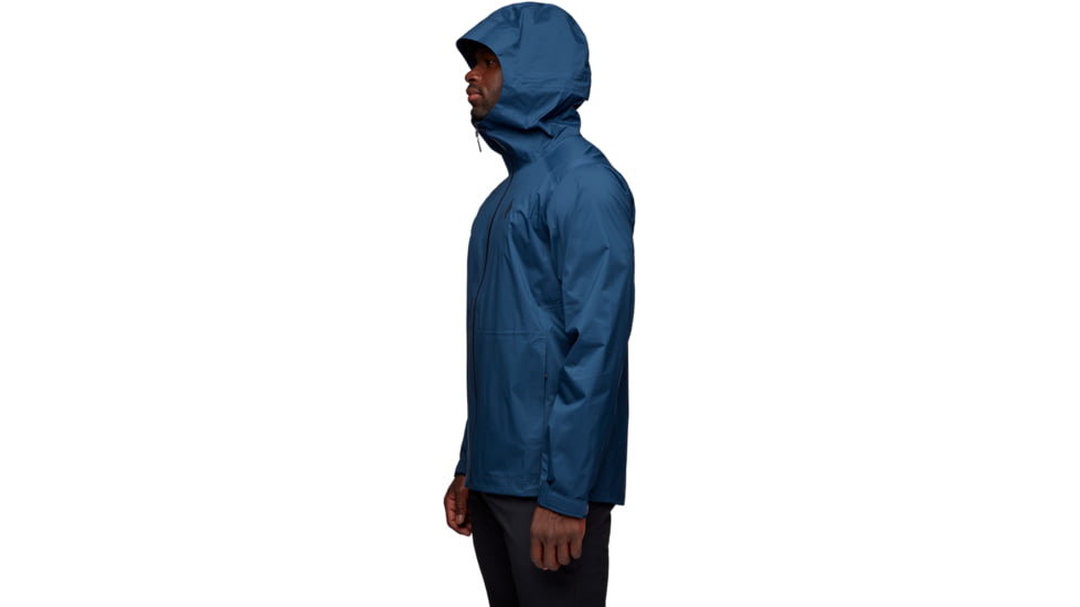 Black Diamond Stormline Stretch Rain Shell - Mens, Indigo, Medium, APCDT04013MED1