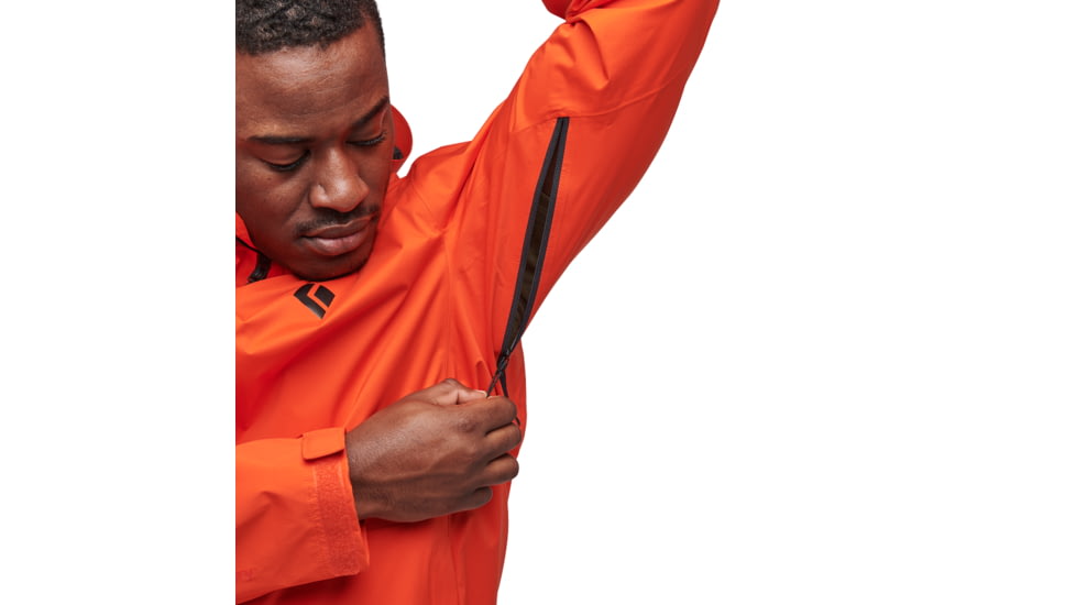 Black Diamond Stormline Stretch Rain Shell - Mens, Octane, Extra Large, APCDT08001XLG1