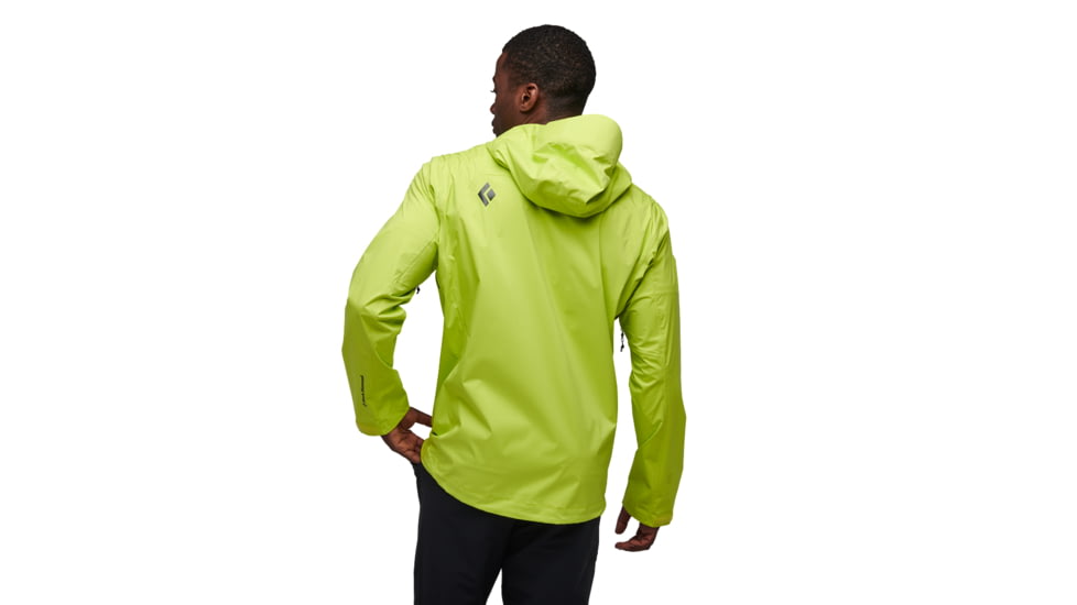 Black Diamond Stormline Stretch Rain Shell - Mens, Optical Yellow, Medium, APCDT07021MED1