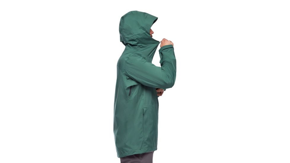 Black Diamond Stormline Stretch Rain Shell - Mens, Raging Sea, Extra Small, APCDT03028XSM1