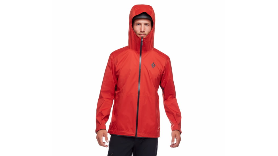 Black Diamond Stormline Stretch Rain Shell - Mens, Red Rock, Extra Small, APCDT06019XSM1