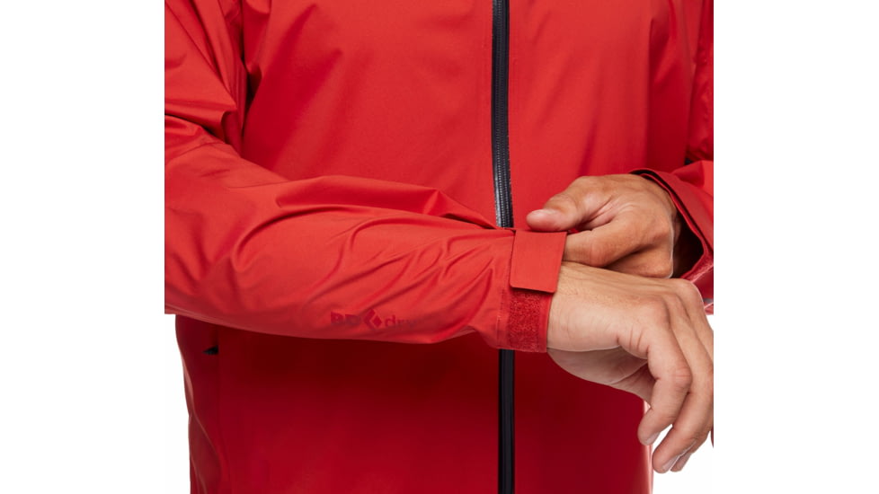 Black Diamond Stormline Stretch Rain Shell - Mens, Red Rock, Extra Small, APCDT06019XSM1