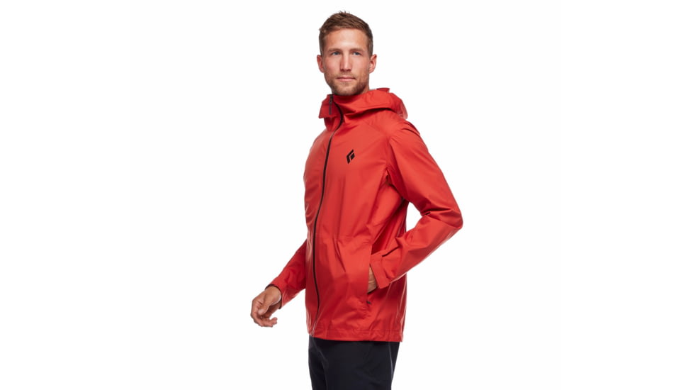 Black Diamond Stormline Stretch Rain Shell - Mens, Red Rock, Extra Small, APCDT06019XSM1