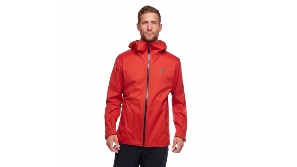 Black Diamond Stormline Stretch Rain Shell - Mens, Red Rock, Extra Small, APCDT06019XSM1